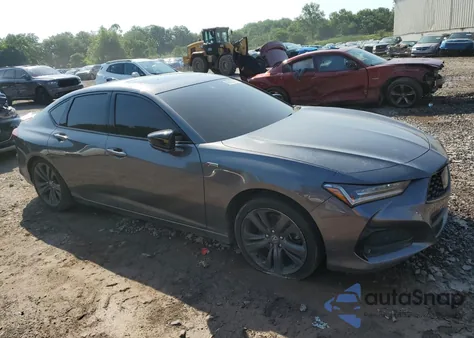 2023 Acura Tlx Tech A из США, поврежденный, VIN 19UUB5F50PA000310